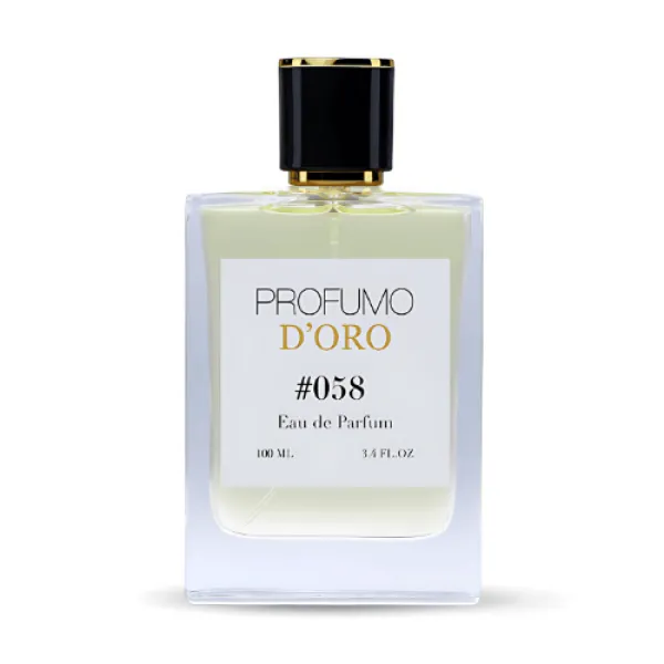 Profumo D’oro #058 – luxuriöse Verpackung des Unisex Eau de Parfum, inspiriert von italienischer Eleganz und orientalischer Tiefe